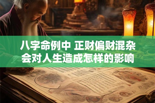 八字命例中 正财偏财混杂会对人生造成怎样的影响