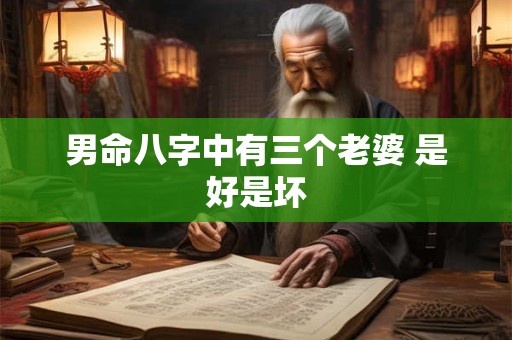 男命八字中有三个老婆 是好是坏