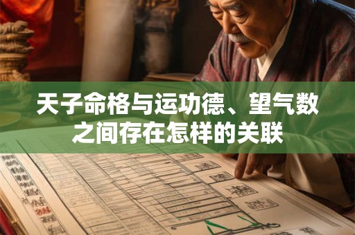 天子命格与运功德、望气数之间存在怎样的关联 天子命格与运功德、望气数之间存在怎样的关联