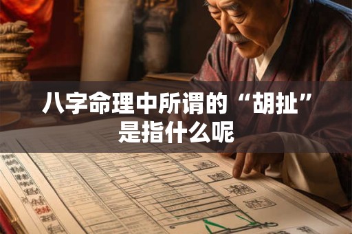 八字命理中所谓的“胡扯”是指什么呢