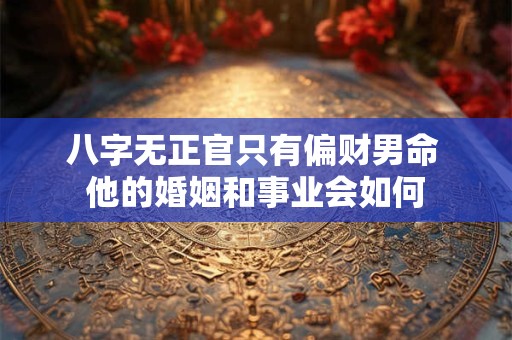 八字无正官只有偏财男命 他的婚姻和事业会如何