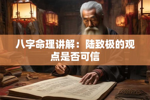八字命理讲解：陆致极的观点是否可信