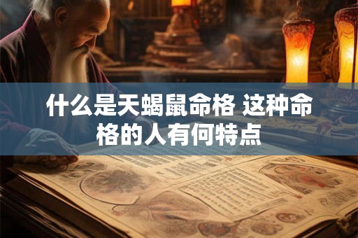 什么是天蝎鼠命格 这种命格的人有何特点