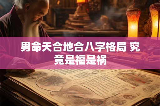 男命天合地合八字格局 究竟是福是祸