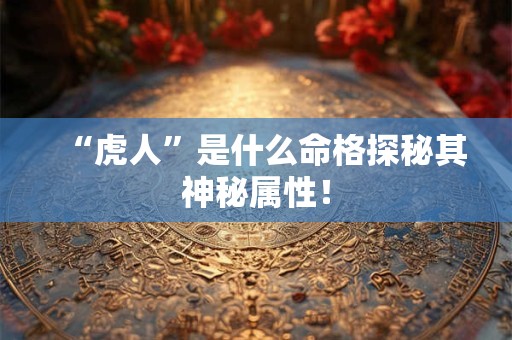 “虎人”是什么命格探秘其神秘属性！