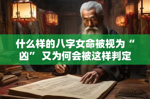 什么样的八字女命被视为“凶” 又为何会被这样判定
