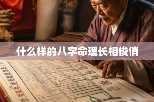 什么样的八字命理长相俊俏