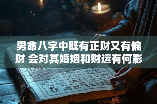 男命八字中既有正财又有偏财 会对其婚姻和财运有何影响