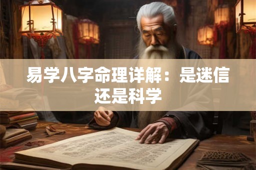 易学八字命理详解：是迷信还是科学