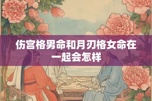伤宫格男命和月刃格女命在一起会怎样