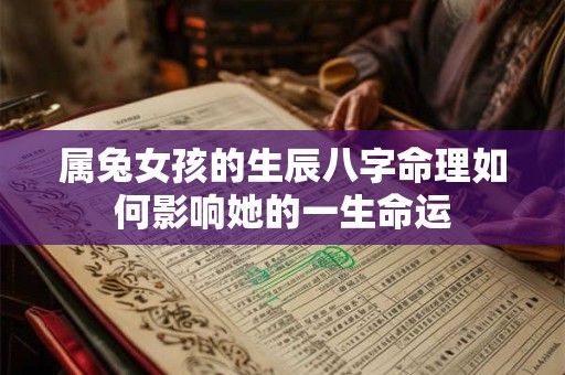 属兔女孩的生辰八字命理如何影响她的一生命运