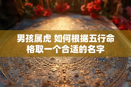 男孩属虎 如何根据五行命格取一个合适的名字