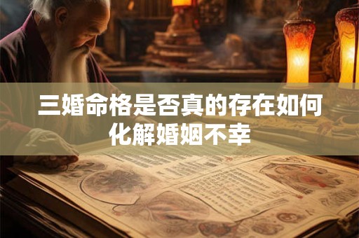 详细阅读:三婚命格是否真的存在如何化解婚姻不幸 三婚命格是否真的存在如何化解婚姻不幸