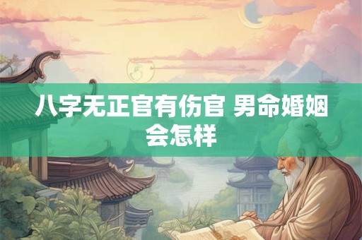 八字无正官有伤官 男命婚姻会怎样