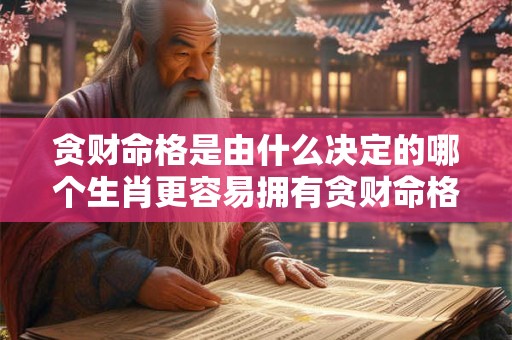 贪财命格是由什么决定的哪个生肖更容易拥有贪财命格