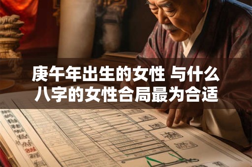 庚午年出生的女性 与什么八字的女性合局最为合适