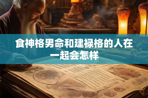食神格男命和建禄格的人在一起会怎样
