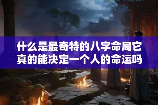 什么是最奇特的八字命局它真的能决定一个人的命运吗 什么是最奇特的八字命局它真的能决定一个人的命运吗