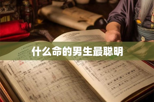什么命的男生最聪明