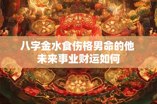 八字金水食伤格男命的他 未来事业财运如何