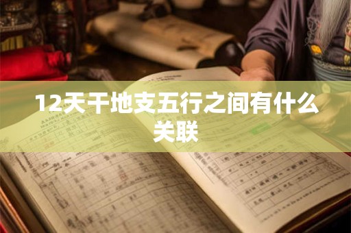 12天干地支五行之间有什么关联