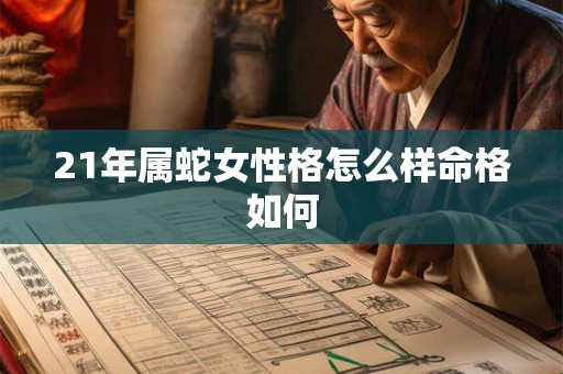 21年属蛇女性格怎么样命格如何