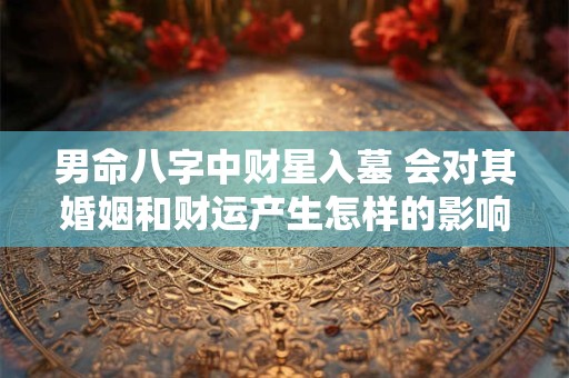 男命八字中财星入墓 会对其婚姻和财运产生怎样的影响
