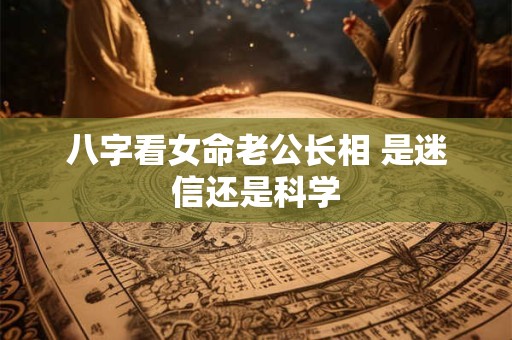八字看女命老公长相 是迷信还是科学