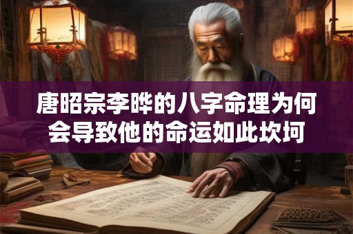 唐昭宗李晔的八字命理为何会导致他的命运如此坎坷
