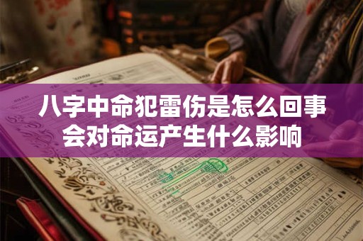八字中命犯雷伤是怎么回事会对命运产生什么影响