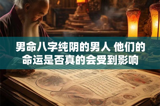 男命八字纯阴的男人 他们的命运是否真的会受到影响 男命八字纯阴的男人 他们的命运是否真的会受到影响