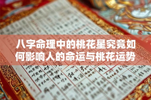 八字命理中的桃花星究竟如何影响人的命运与桃花运势