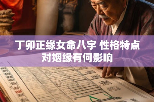 丁卯正缘女命八字 性格特点对姻缘有何影响
