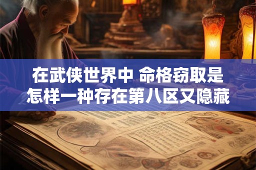 在武侠世界中 命格窃取是怎样一种存在第八区又隐藏着怎样的秘密