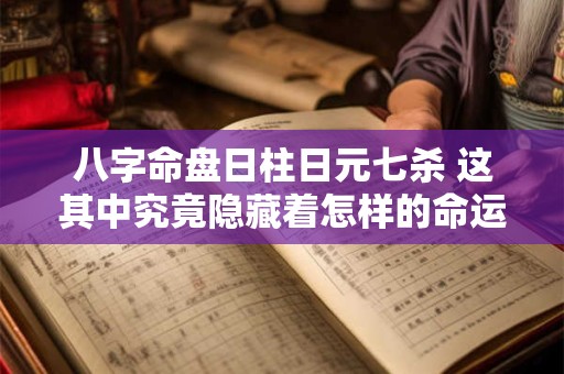 八字命盘日柱日元七杀 这其中究竟隐藏着怎样的命运密码