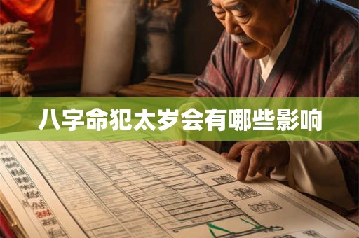 八字命犯太岁会有哪些影响
