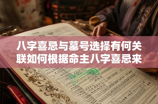 八字喜忌与墓号选择有何关联如何根据命主八字喜忌来确定合适的墓号