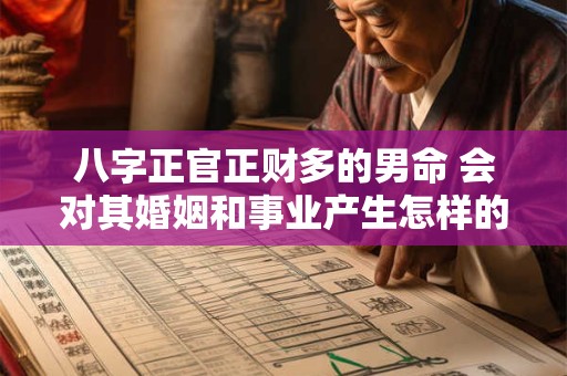 八字正官正财多的男命 会对其婚姻和事业产生怎样的影响 八字正官正财多的男命 会对其婚姻和事业产生怎样的影响