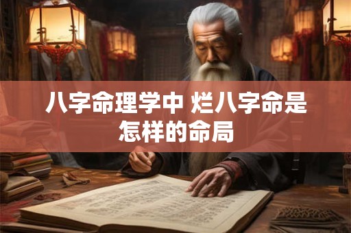 八字命理学中 烂八字命是怎样的命局
