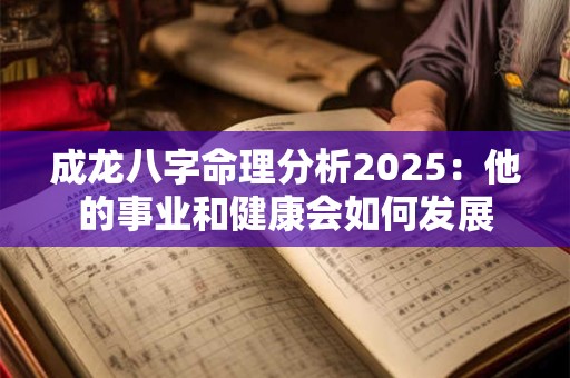 成龙八字命理分析2025：他的事业和健康会如何发展