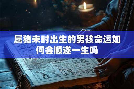 属猪未时出生的男孩命运如何会顺遂一生吗