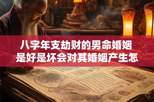 八字年支劫财的男命婚姻 是好是坏会对其婚姻产生怎样的影响