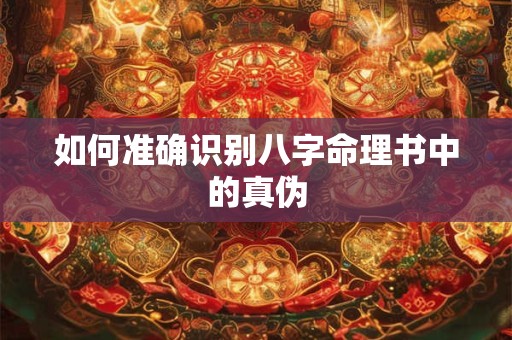 如何准确识别八字命理书中的真伪