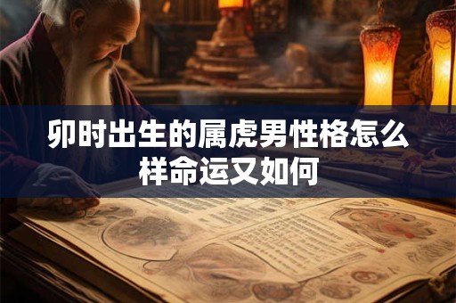 卯时出生的属虎男性格怎么样命运又如何