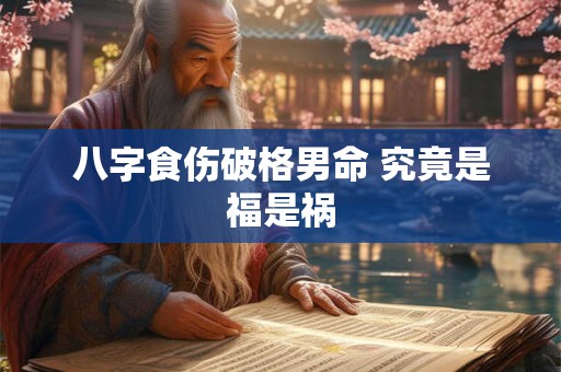 八字食伤破格男命 究竟是福是祸