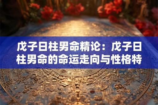 戊子日柱男命精论：戊子日柱男命的命运走向与性格特点