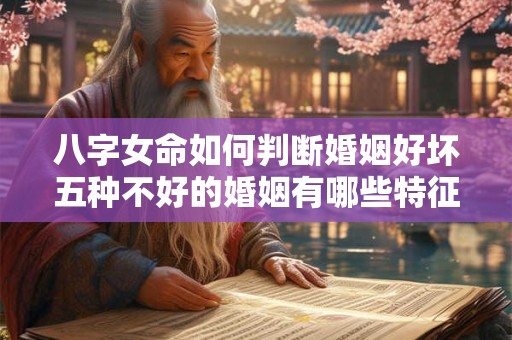 八字女命如何判断婚姻好坏五种不好的婚姻有哪些特征