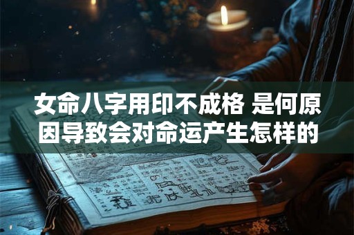 女命八字用印不成格 是何原因导致会对命运产生怎样的影响