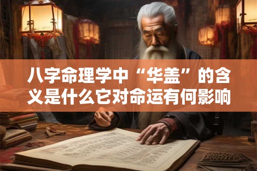 八字命理学中“华盖”的含义是什么它对命运有何影响
