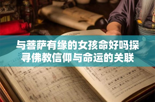 与菩萨有缘的女孩命好吗探寻佛教信仰与命运的关联